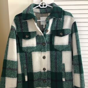Avec Les Filles plaid coat